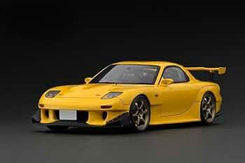 IG3189 1/18 イグニッションモデル 頭文字D RX-7 FD3S IG3189 1/18 INITIAL D Mazda RX-7 (FD3S) Yellow with LED